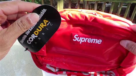 supreme waist bag ss18 real vs fake|authentic supreme vs fake hat.